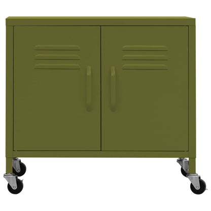 Armadietto Verde Oliva 60x35x56 cm in Acciaio | homemem39