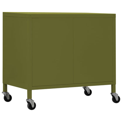 Armadietto Verde Oliva 60x35x56 cm in Acciaio | homemem39