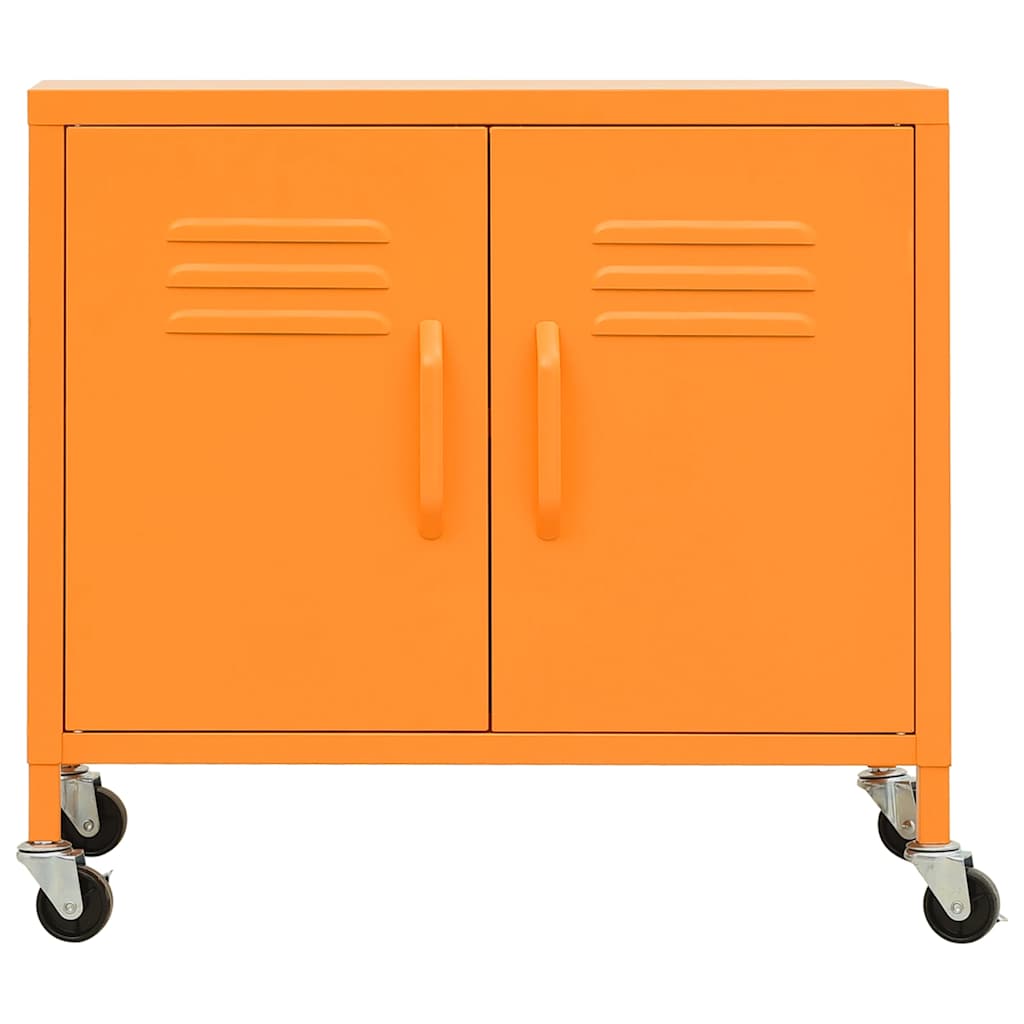 Armadietto Arancione 60x35x56 cm in Acciaio | homemem39