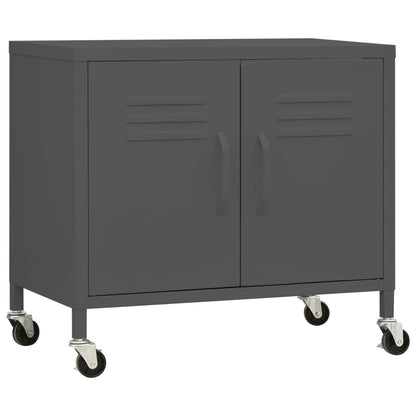 Armadietto Antracite 60x35x56 cm in Acciaio | homemem39