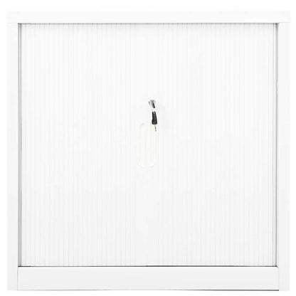 Armadio con Ante Scorrevoli 90x40x90cm in Acciaio
