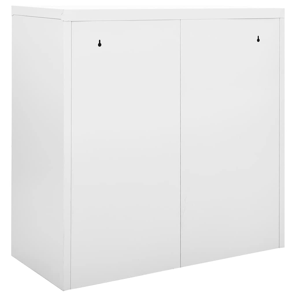 Armadio con Ante Scorrevoli 90x40x90cm in Acciaio