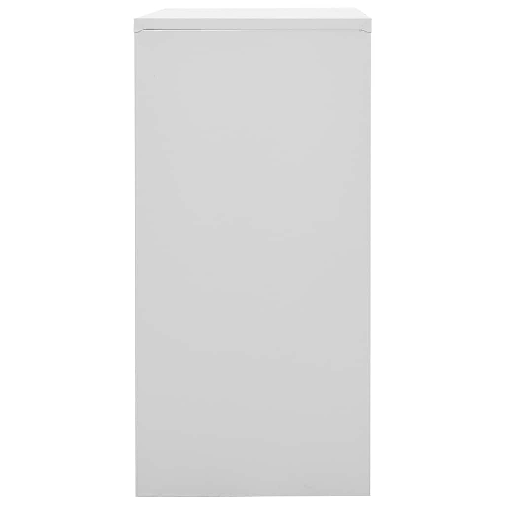 Armadietto con Chiave Grigio Chiaro e Blu 90x45x92,5 cm Acciaio | homemem39