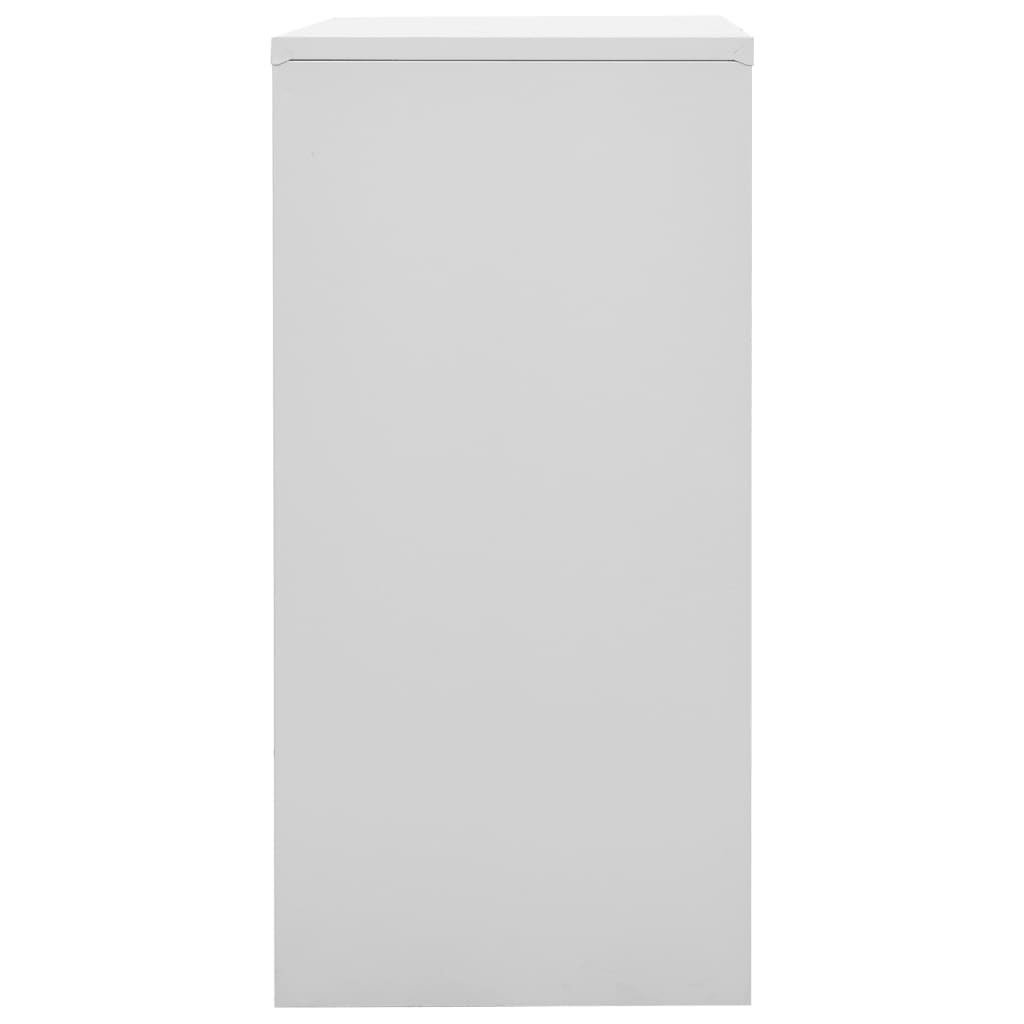 Armadietto a Chiave Grigio Chiaro e Verde 90x45x92,5 cm Acciaio | homemem39