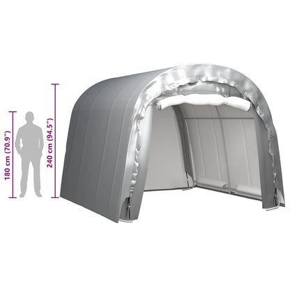 Tenda Capannone 300x300 cm in Acciaio Grigio