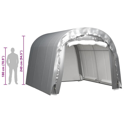 Tenda Capannone 300x300 cm in Acciaio Grigio