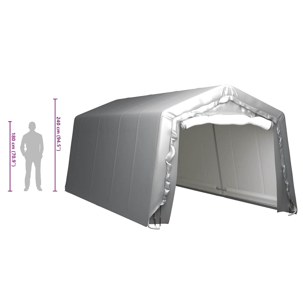 Tenda 300x600 cm Grigio Acciaio - homemem39