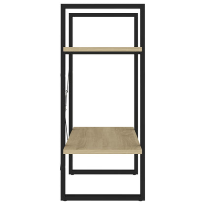 Libreria 2 Ripiani Rovere Sonoma 60x30x70 cm Legno Multistrato | homemem39