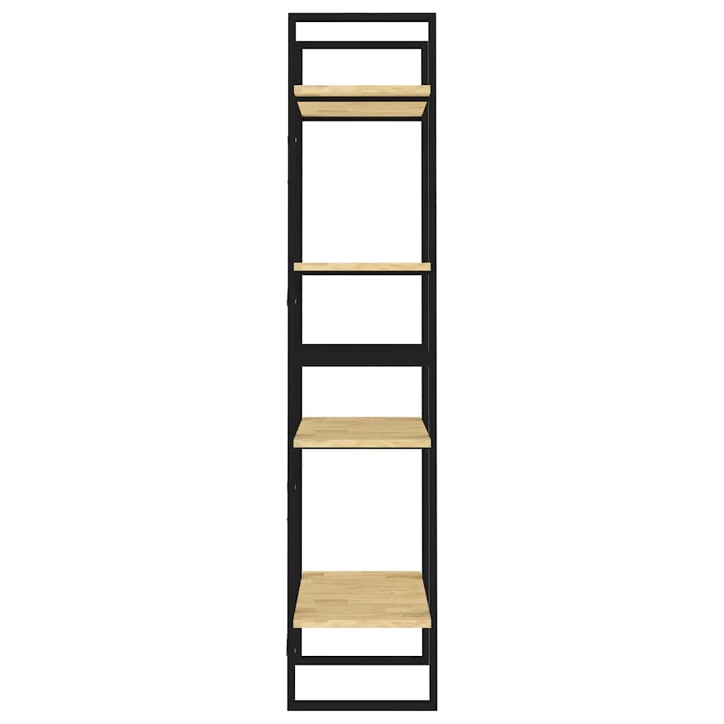 Libreria a 4 Ripiani 60x30x140 cm in Legno Massello di Pino | homemem39