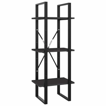 Libreria a 3 Ripiani Grigia 40x30x105 cm in Legno Multistrato