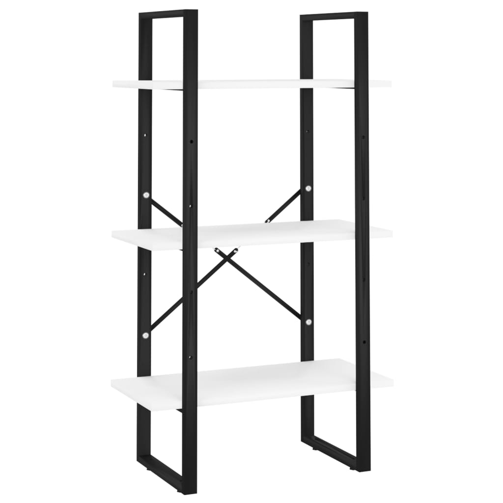 Scaffale Portaoggetti Bianco 60x30x105 cm Legno Multistrato | homemem39