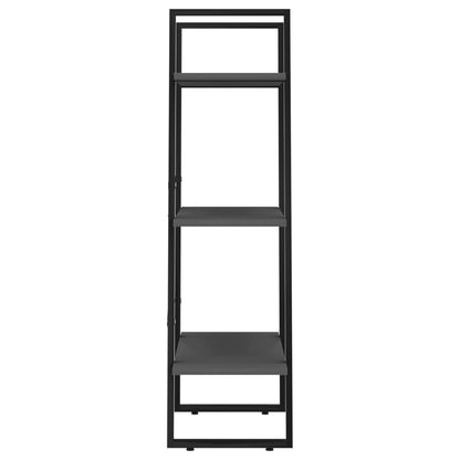 Scaffale Portaoggetti Grigio 60x30x105 cm Legno Multistrato | homemem39