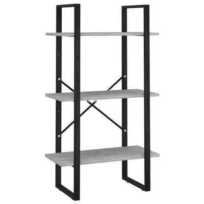 Scaffale Grigio Cemento 60x30x105 cm in Legno Multistrato | homemem39