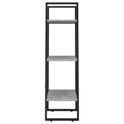 Scaffale Grigio Cemento 60x30x105 cm in Legno Multistrato | homemem39