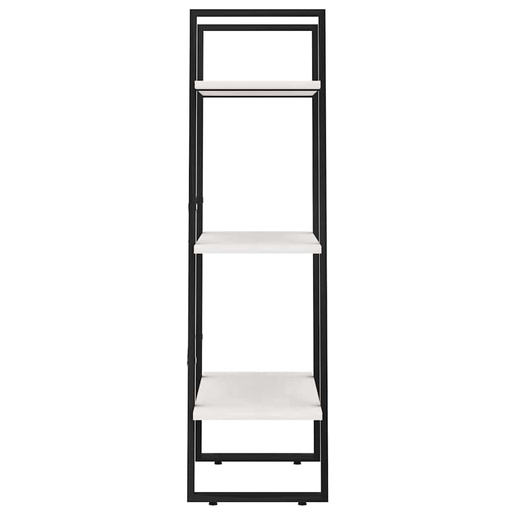 Scaffale Bianco 60x30x105 cm in Legno Massello di Pino