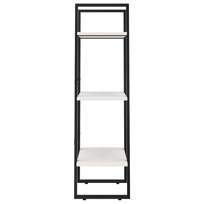 Scaffale Bianco 60x30x105 cm in Legno Massello di Pino