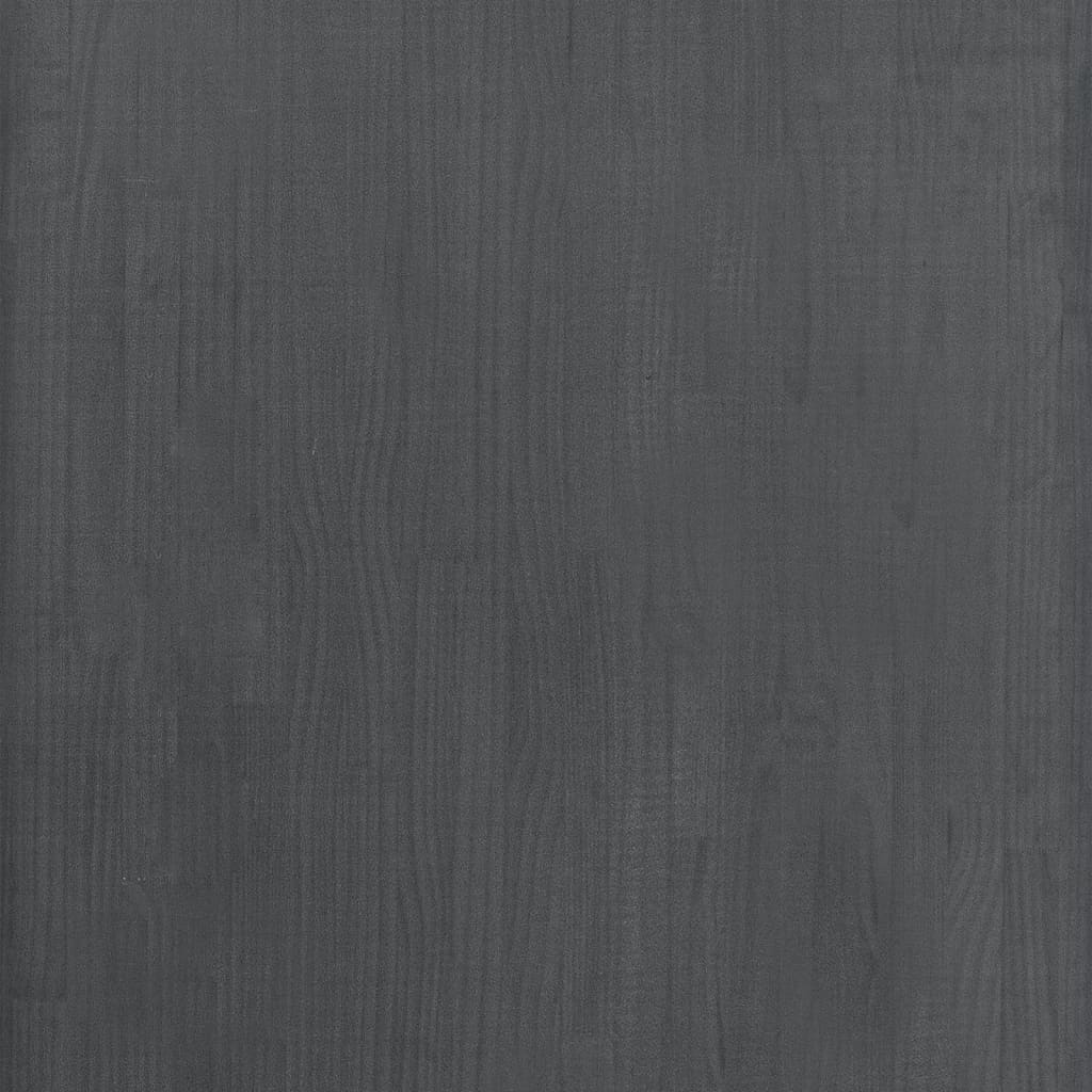 Scaffale Grigio 60x30x210 cm in Legno Massello di Pino | homemem39
