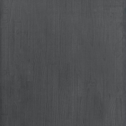 Scaffale Grigio 60x30x210 cm in Legno Massello di Pino | homemem39