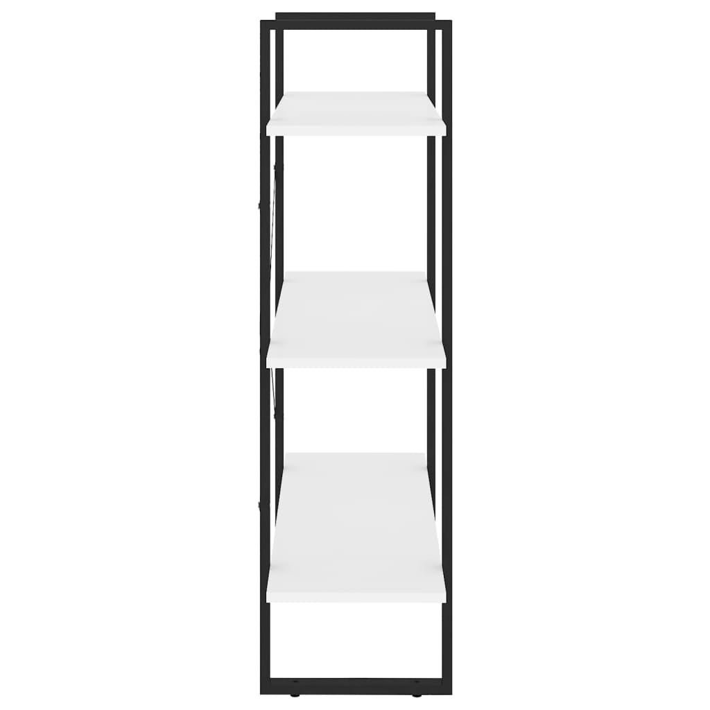 Libreria Bianca 80x30x105 cm in Legno Multistrato | homemem39