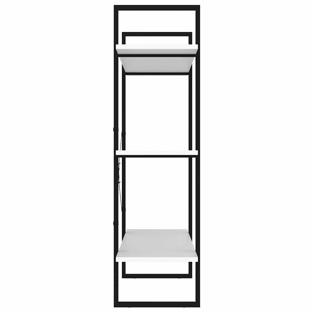Libreria Bianca 100x30x105 cm in Legno Multistrato