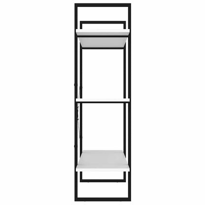 Libreria Bianca 100x30x105 cm in Legno Multistrato