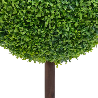 Pianta di Bosso Artificiale a Sfera con Vaso Verde 50 cm | homemem39