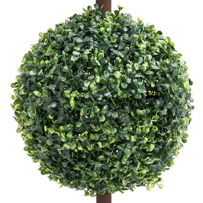 Pianta di Bosso Artificiale a Sfera con Vaso Verde 118 cm | homemem39