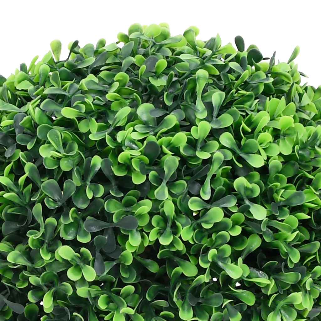Piante di Bosso Artificiale 2 pz a Sfera con Vaso Verde 37 cm | homemem39