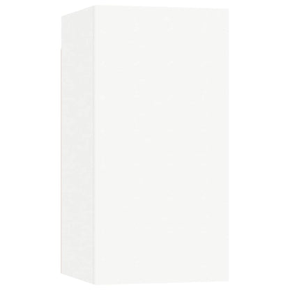 Set Mobili Porta TV 4 pz Bianco in Legno Multistrato