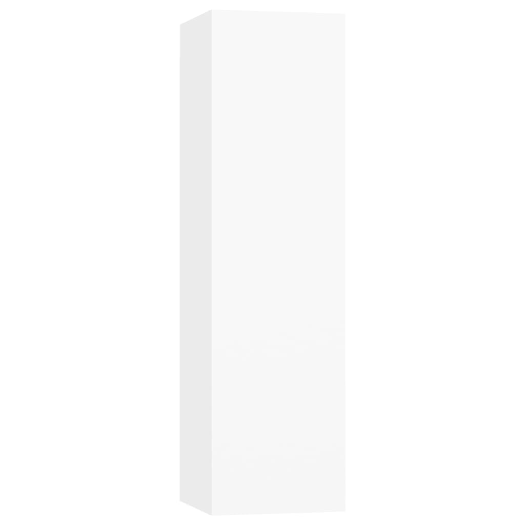 Set di Mobili Porta TV 3 pz Bianco in Legno Multistrato