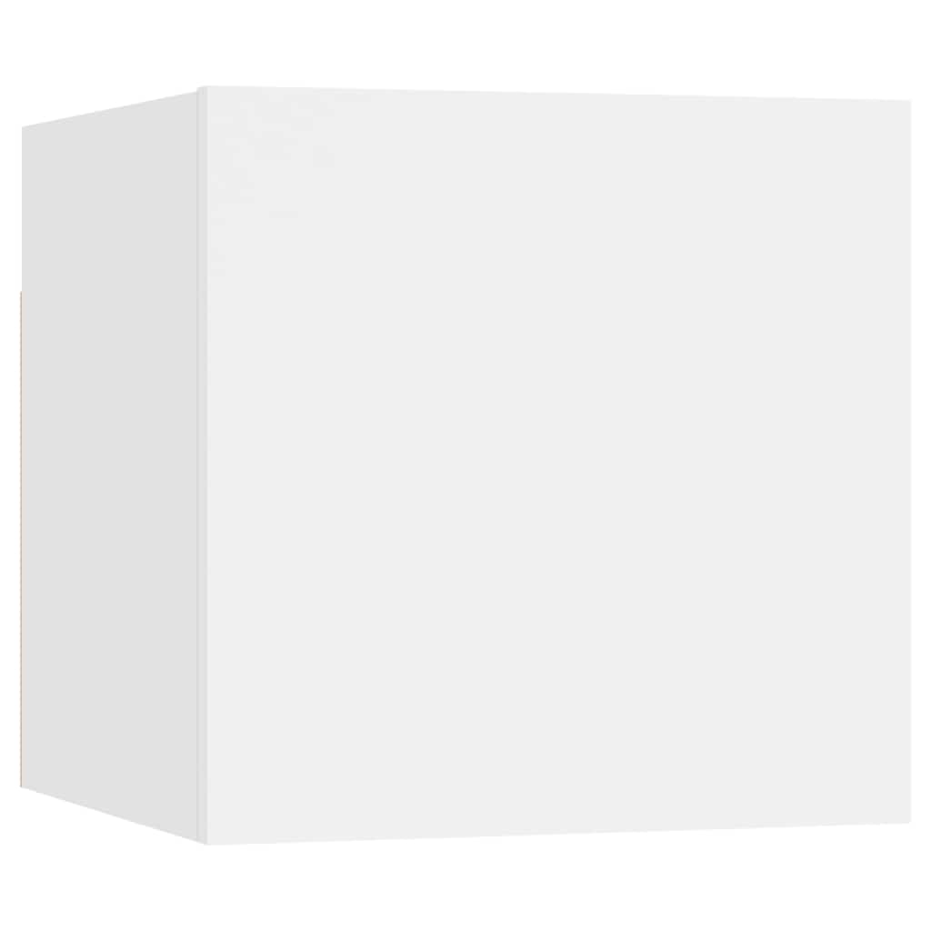 Set di Mobili Porta TV 6 pz Bianco in Legno Multistrato