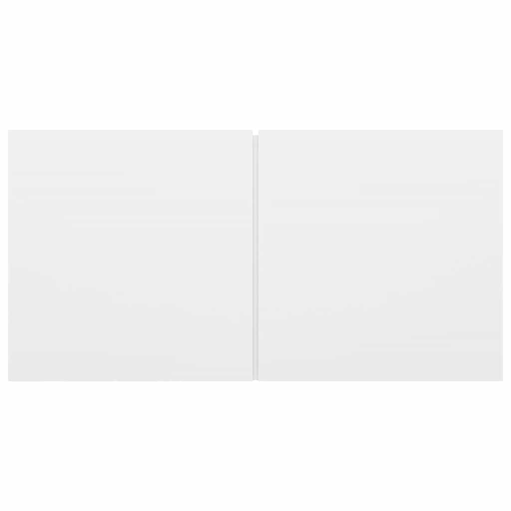 Set Mobili Porta TV 8 pz Bianco in Legno Multistrato