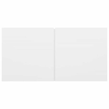 Set Mobili Porta TV 8 pz Bianco in Legno Multistrato