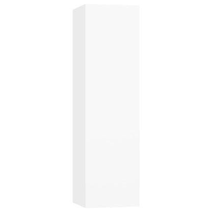 Set di Mobili Porta TV 5 pz Bianco in Legno Multistrato