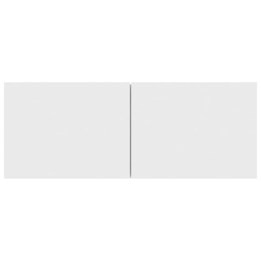 Mobili TV 3 pz Bianchi in Legno Multistrato - homemem39