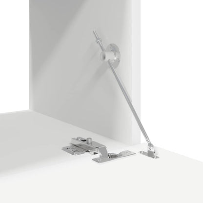 Set Mobili Porta TV 8 pz Bianco in Legno Multistrato