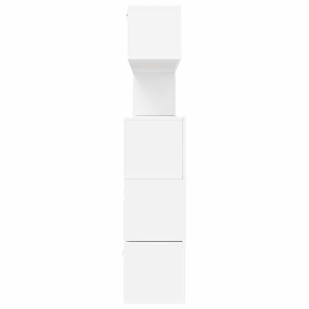 Set Mobili Porta TV 8 pz Bianco in Legno Multistrato | homemem39