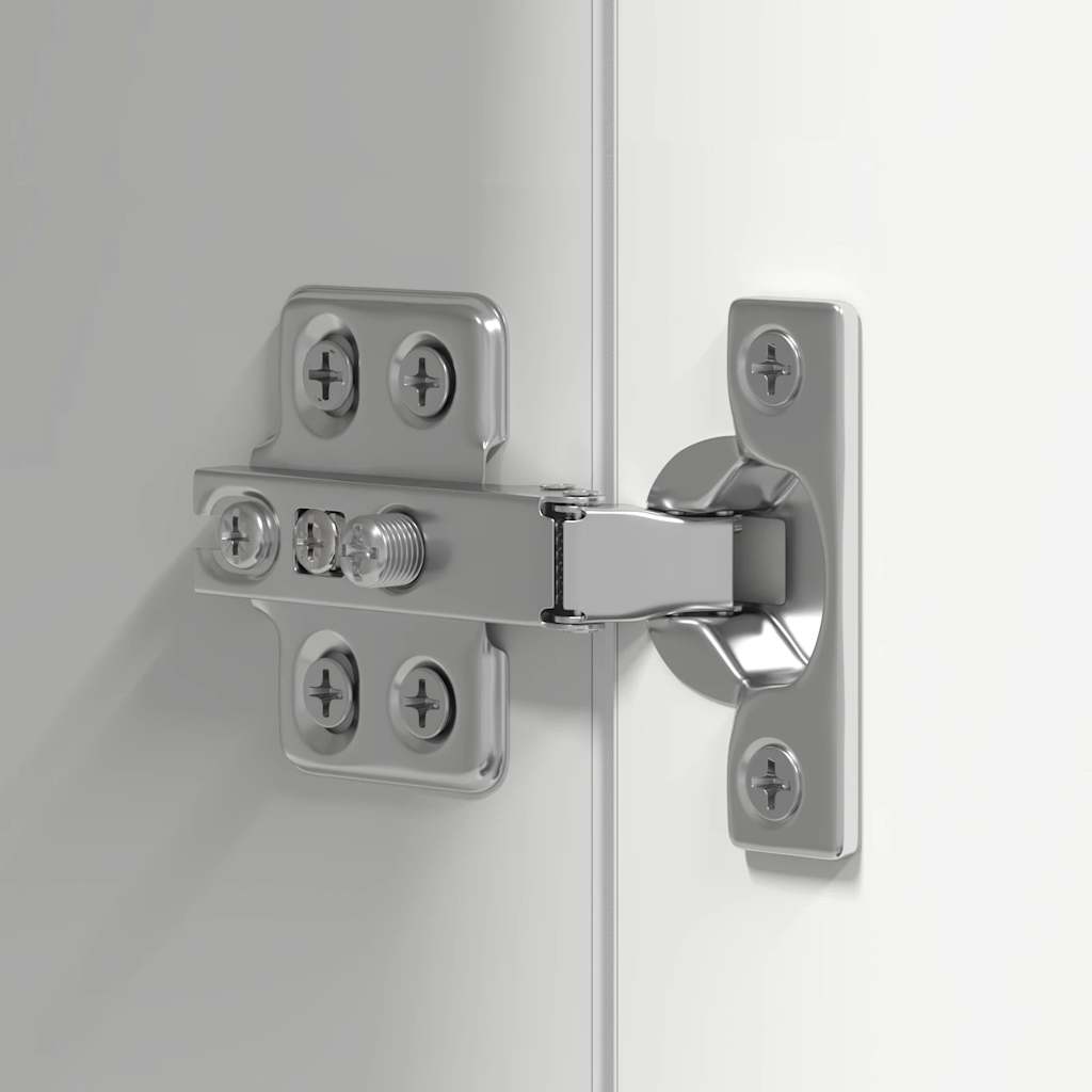 Set Mobili Porta TV 8 pz Bianco in Legno Multistrato