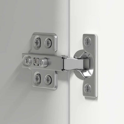 Set Mobili Porta TV 8 pz Bianco in Legno Multistrato