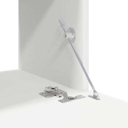 Set Mobili Porta TV 10 pz Bianco in Legno Multistrato
