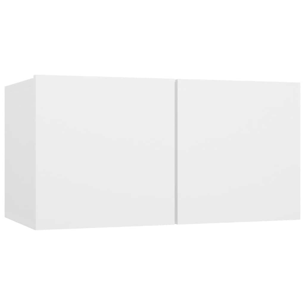 Set Mobili Porta TV 7 pz Bianco in Legno Multistrato - homemem39