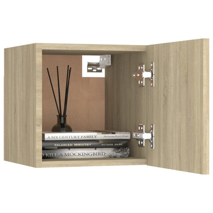 Set di Mobili Porta TV 7 pz Rovere Sonoma in Legno Multistrato
