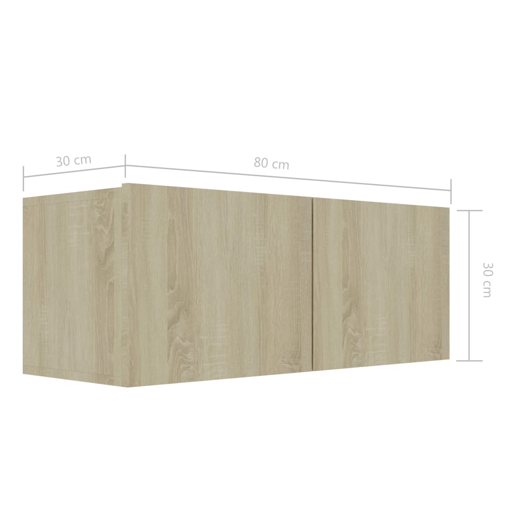 Set di Mobili TV 8 pz Rovere Sonoma in Legno Multistrato - homemem39