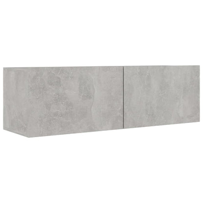 Mobili TV 4 pz Grigio Cemento 100x30x30 cm in Legno Multistrato - homemem39