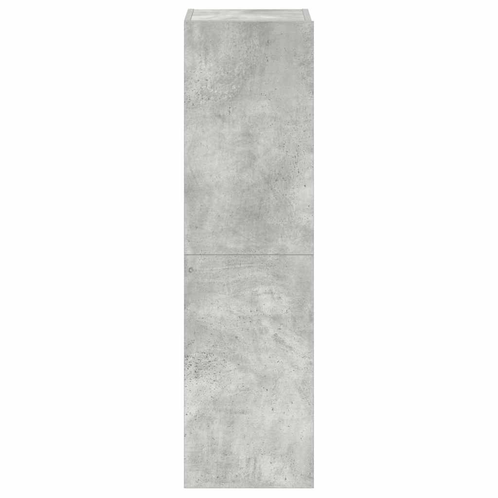 Set di Mobili Porta TV 3 pz Grigio Cemento in Legno Multistrato