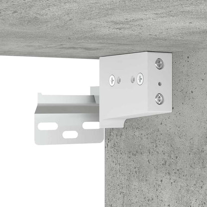 Set di Mobili Porta TV 3 pz Grigio Cemento in Legno Multistrato