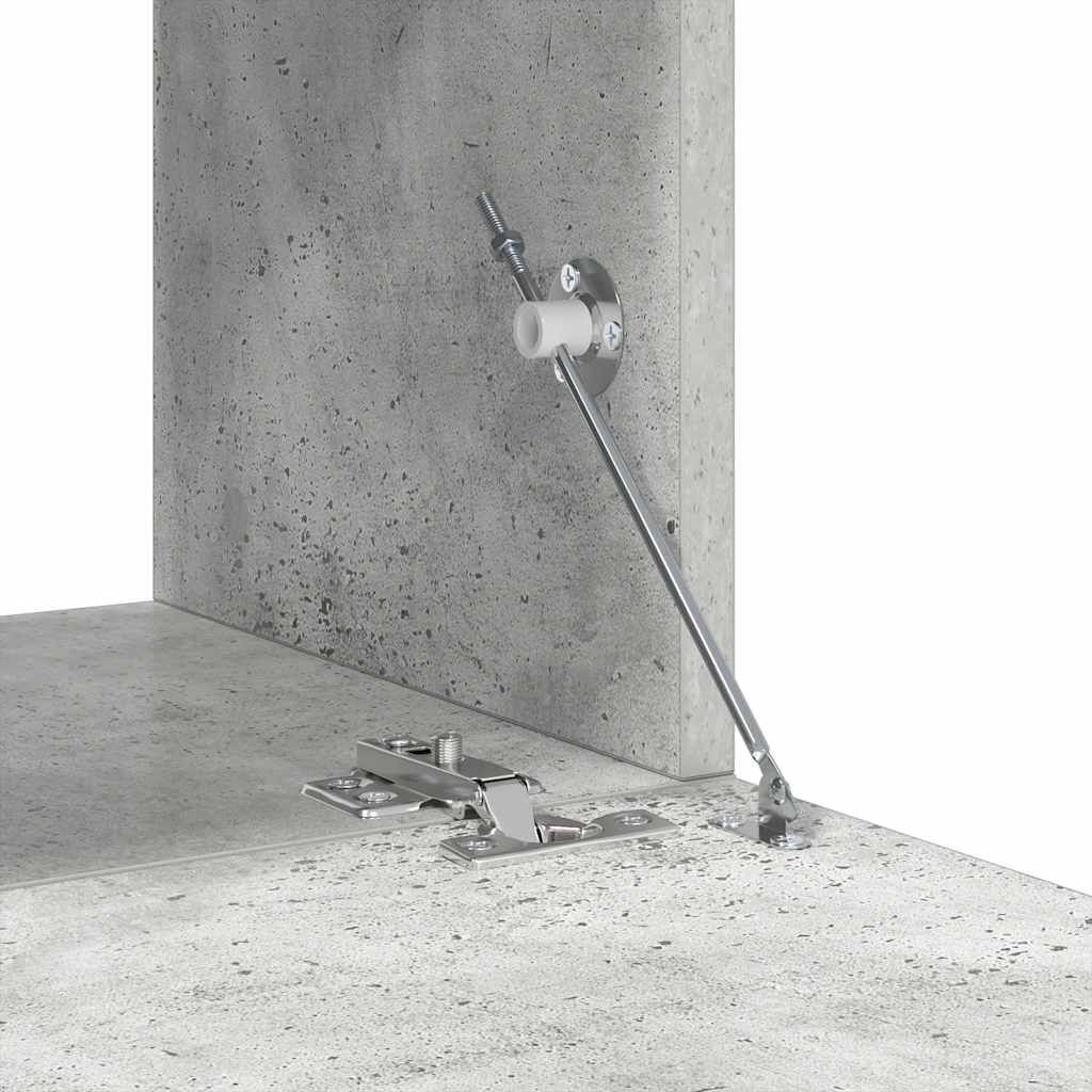 Set di Mobili Porta TV 10pz Grigio Cemento in Legno Multistrato - homemem39