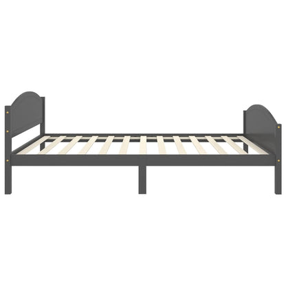 Giroletto senza Materasso Grigio Scuro 120x200 cm Legno Pino | homemem39