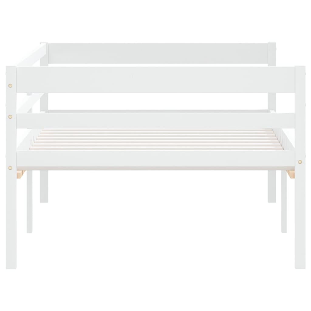 Dormeuse Estraibile senza Materasso Bianca Legno Pino 90x200 cm | homemem39