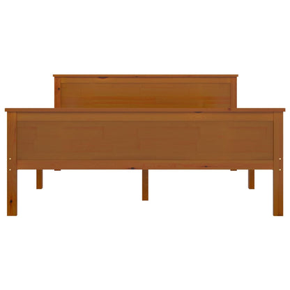 Giroletto Marrone Ambra in Legno Massello di Pino 120x200 cm - homemem39